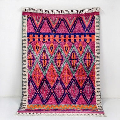 colorful Moroccan Style Area Rug