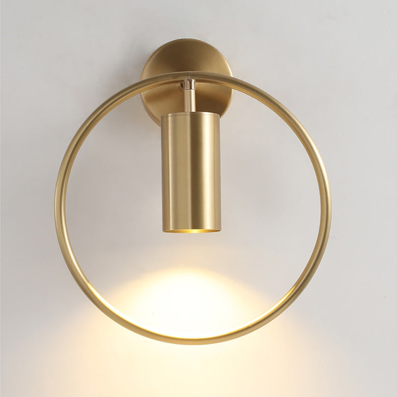 Brass Ring LED Wall Light