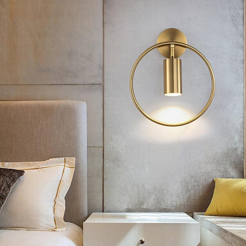 Brass Ring LED Wall Light