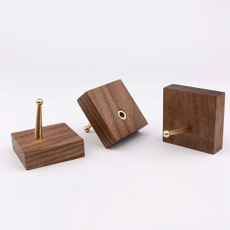 Square Walnut Rack