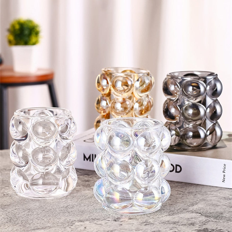 Glass Cosmetics Holder Organizer 