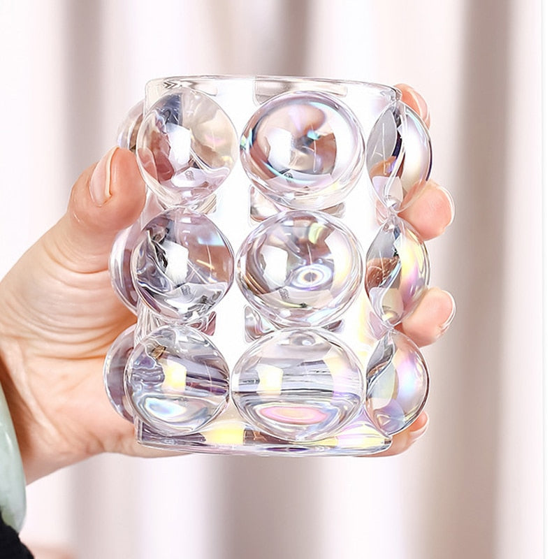 Glass Cosmetics Holder Organizer 