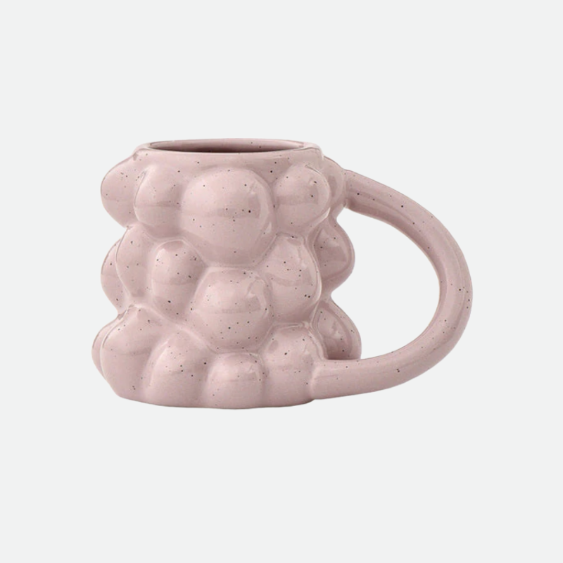 Bubble Shaped Cub Ceramic Mug for Water and Coffee Cup