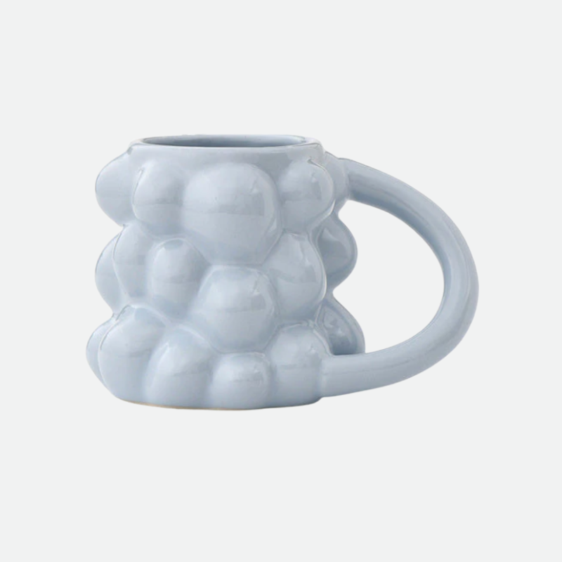 Bubble Shaped Cub Ceramic Mug for Water and Coffee Cup