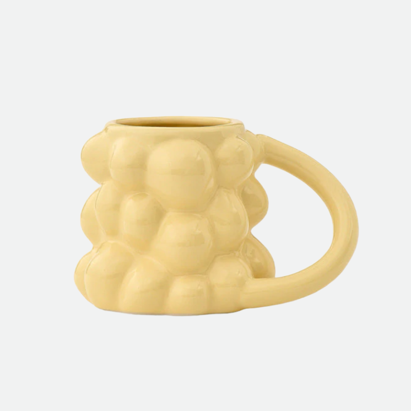 Bubble Shaped Cub Ceramic Mug for Water and Coffee Cup