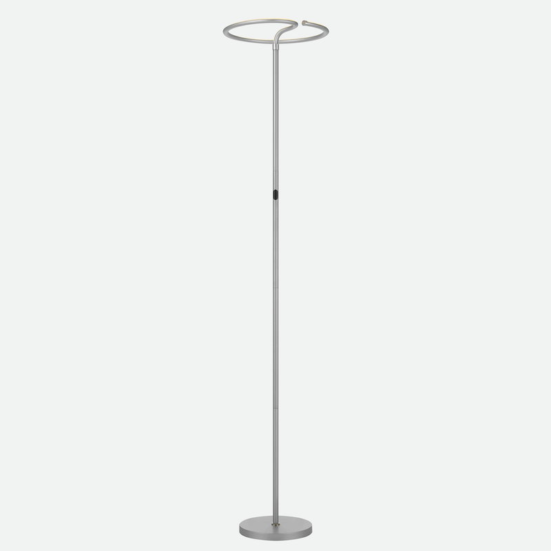 Lampadaire LED Canis Argent