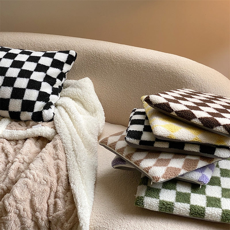 Checkerboard Diamond Seat Cushions