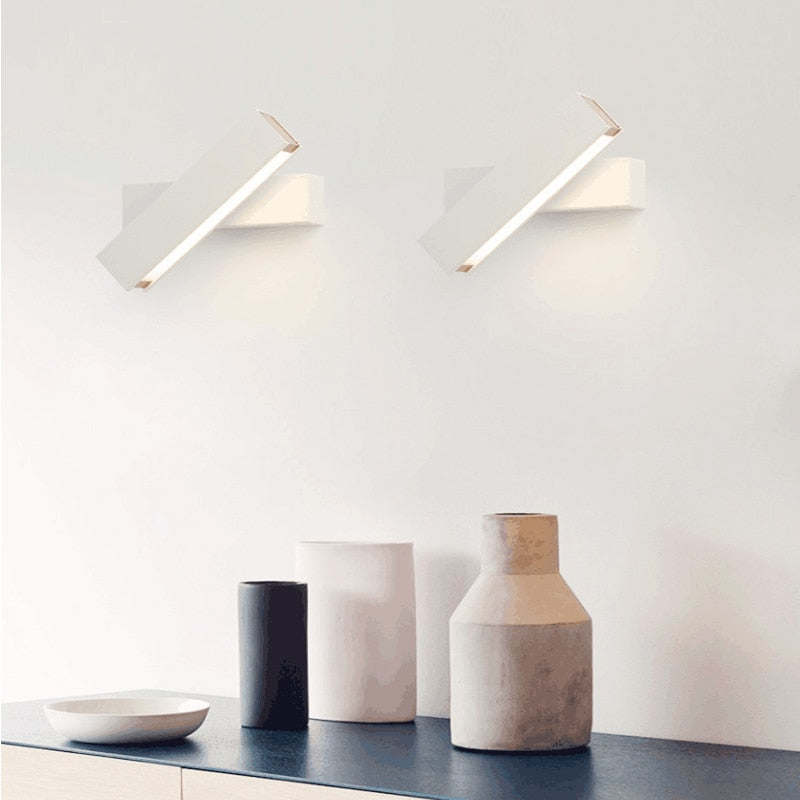 Minimalist LED Light Black & White Contrast Modern Design