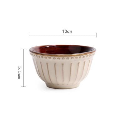 round engraved scapolled white vintage ceramic dinnerware serveware