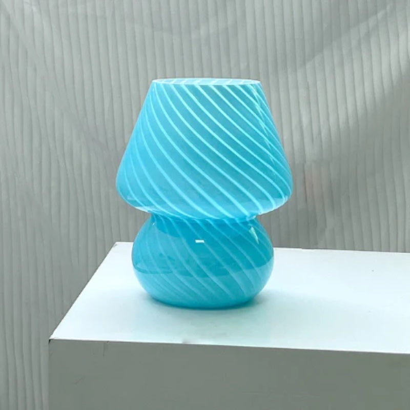 Coco Swirl Glass Table Lamp