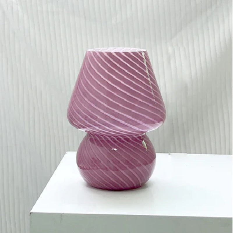 Coco Swirl Glass Table Lamp