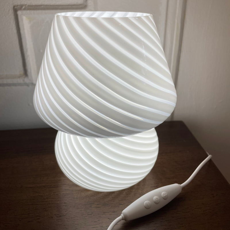 Coco Swirl Glass Table Lamp