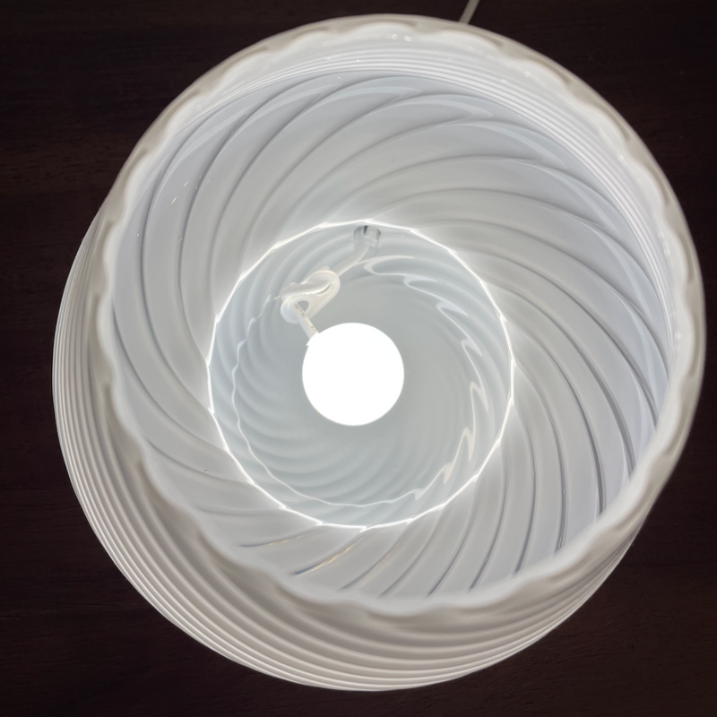 Coco Swirl Glass Table Lamp