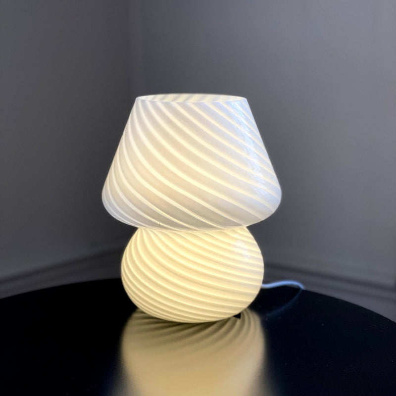 Coco Swirl Glass Table Lamp