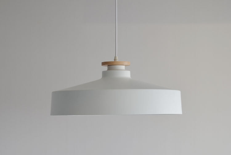 Contrast Metal & Wood Pendant Lights