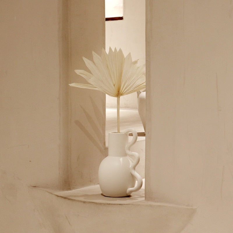 Coraline Organic Shape Ceramic Vase