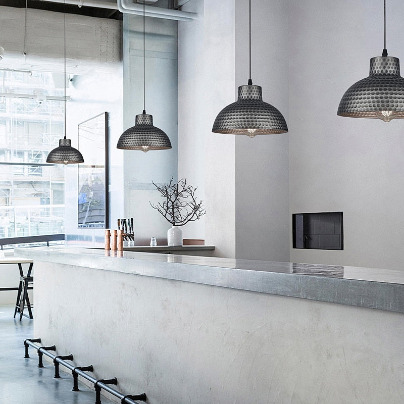 Industrial Metal Pendant LED Light Restaurant Creative Lighting