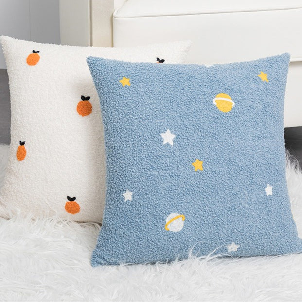 Cute Shapes Felt Pillow Covers