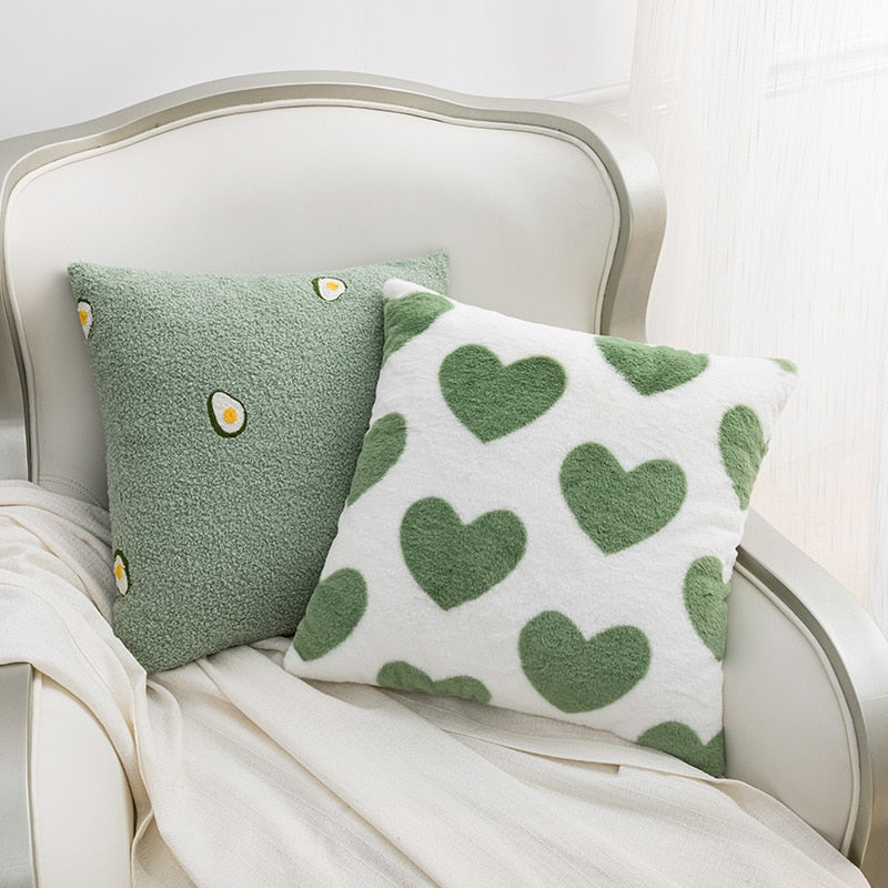 Cute Shapes Felt Pillow Covers