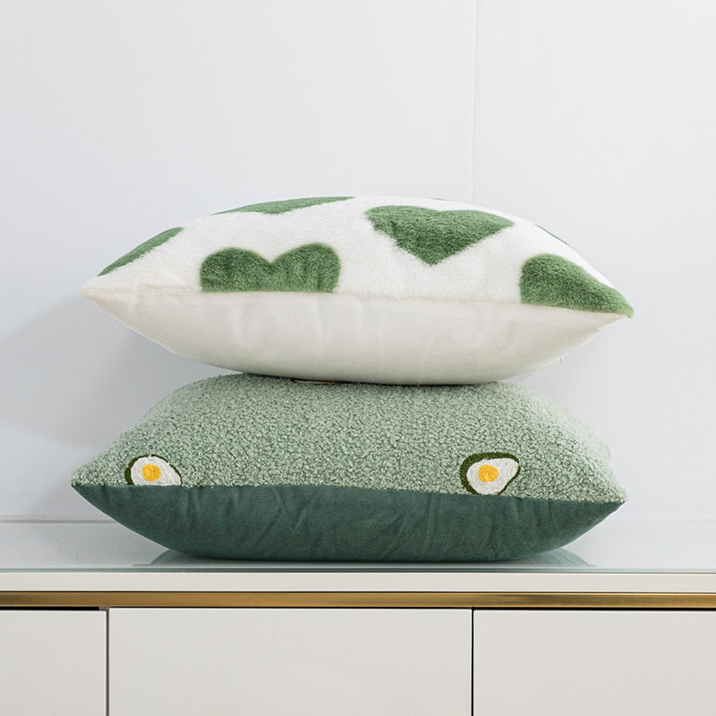 Cute Shapes Felt Pillow Covers