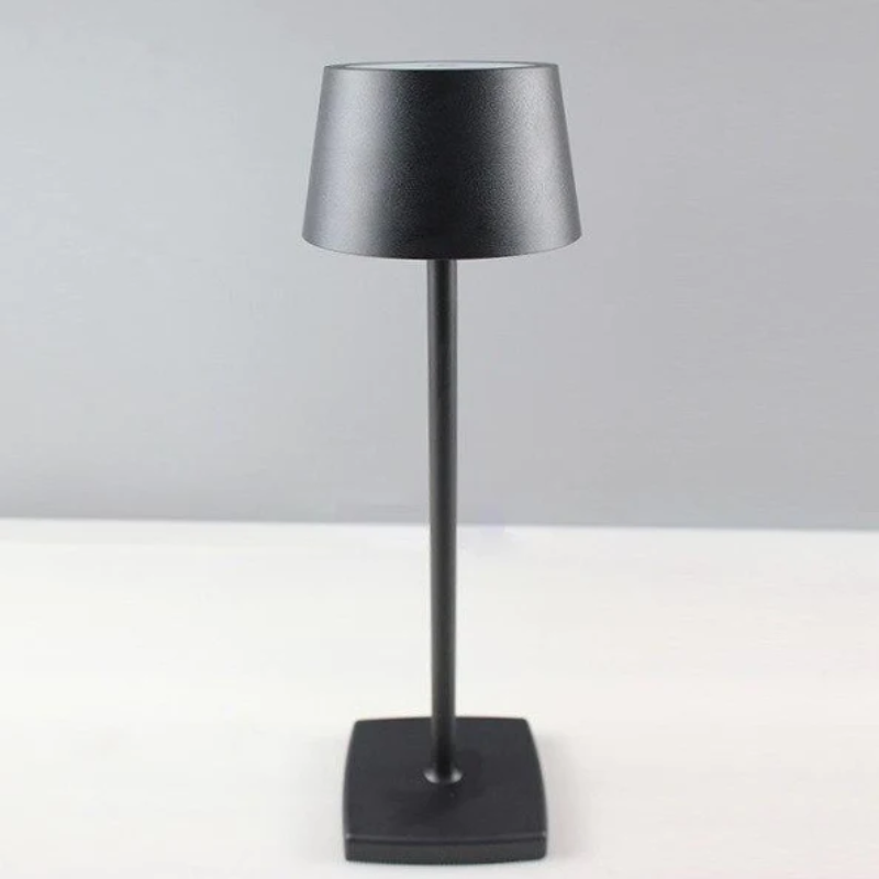 Neoz black Waterproof Table Lamp with Rechargeable Batteries