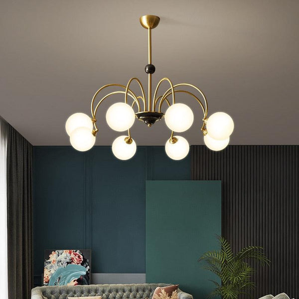 Deco Bauhaus Orb Chandelier