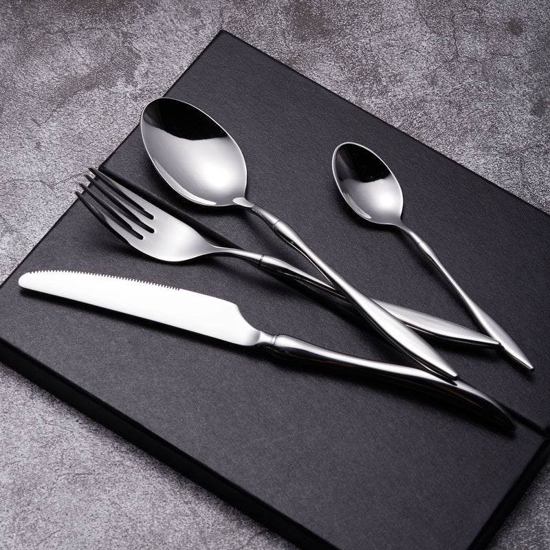 stainless steel silver cutlery set