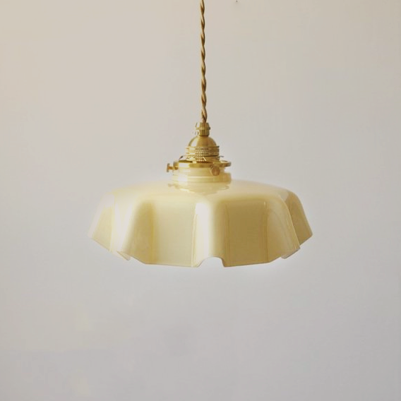 Pendant Lamp Retro Vintage Flower Glass Hanging and ceiling Light