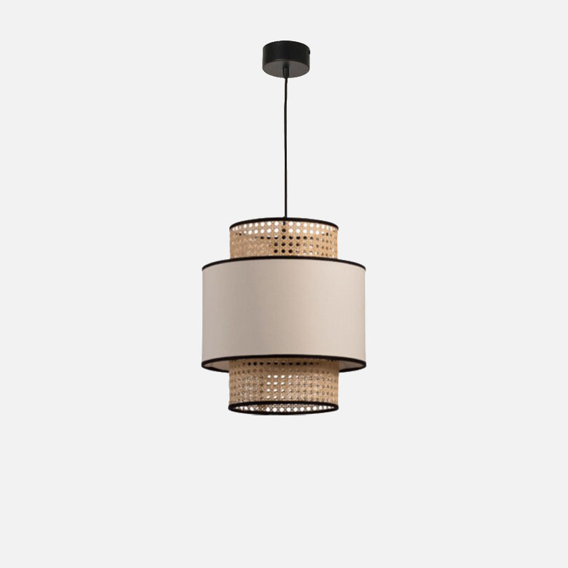 Edo Rattan Modern Pendant Lights