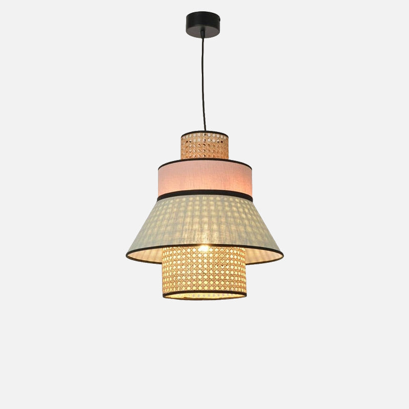 Edo Rattan Modern Pendant Lights