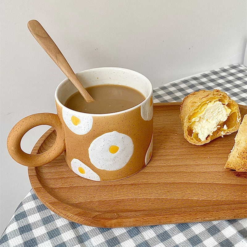 Egg Design Ceramic Coffee Mug