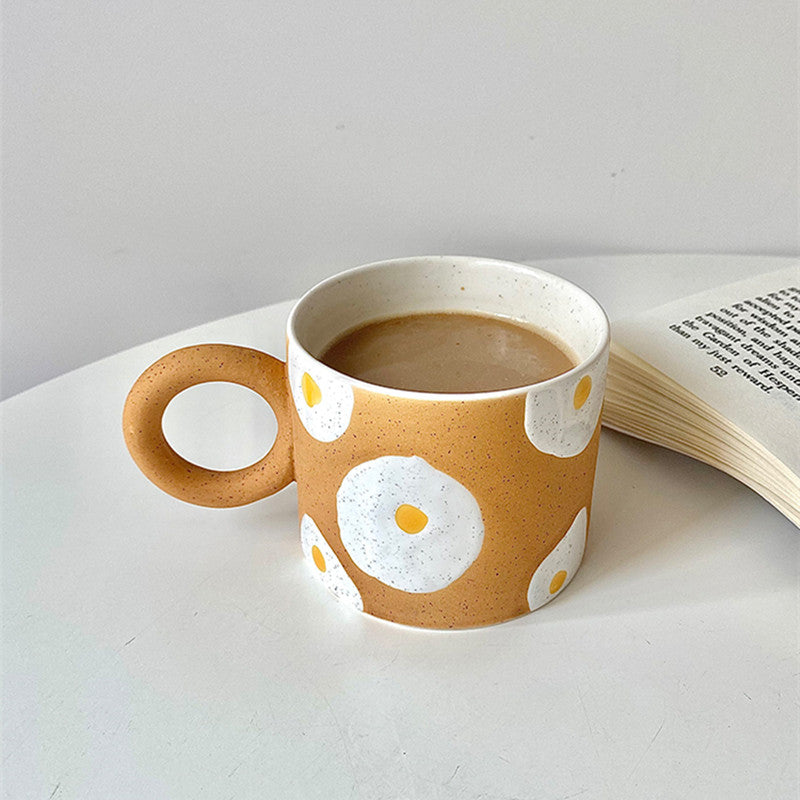 Egg Design Ceramic Coffee Mug