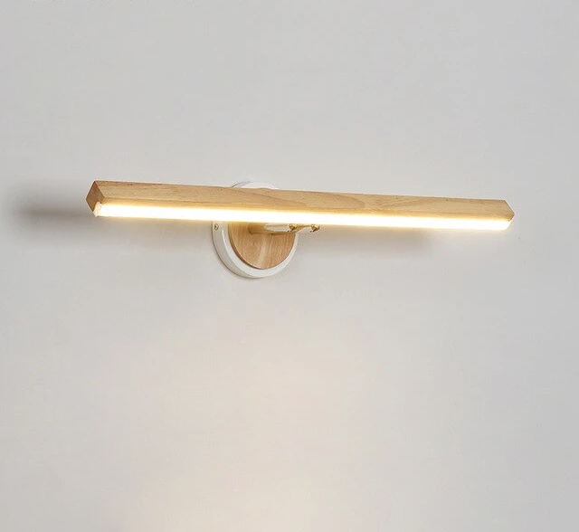 Modern Wall Light in Wood with LED bulbs