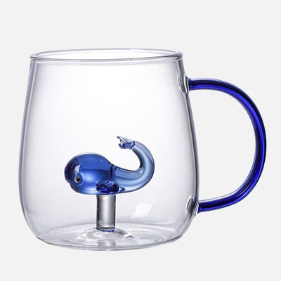 Farmland 3D Animal Glass Drinking Cups