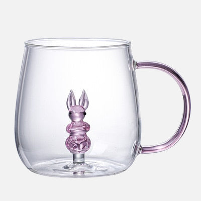 Farmland 3D Animal Glass Drinking Cups