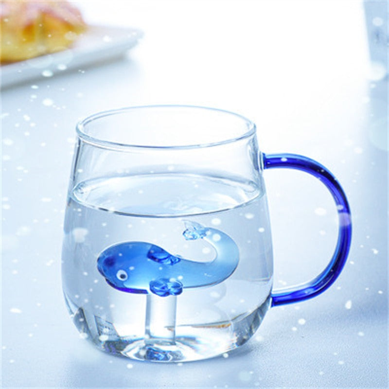 Farmland 3D Animal Glass Drinking Cups