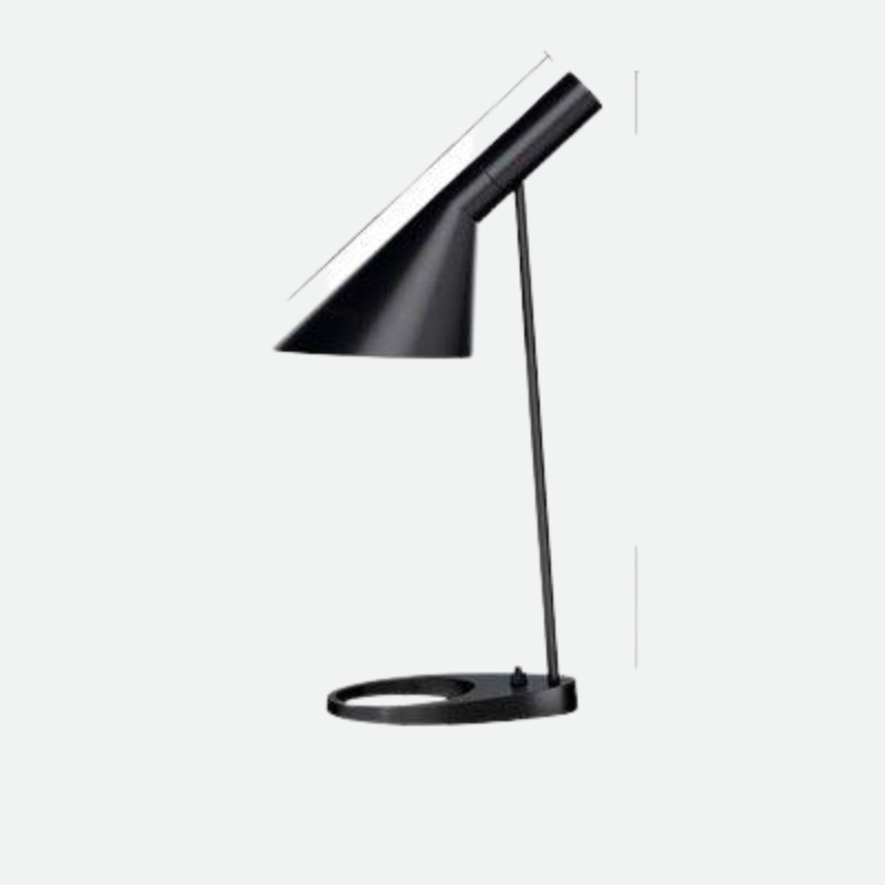 Black Fine Design Metal Table Lamp