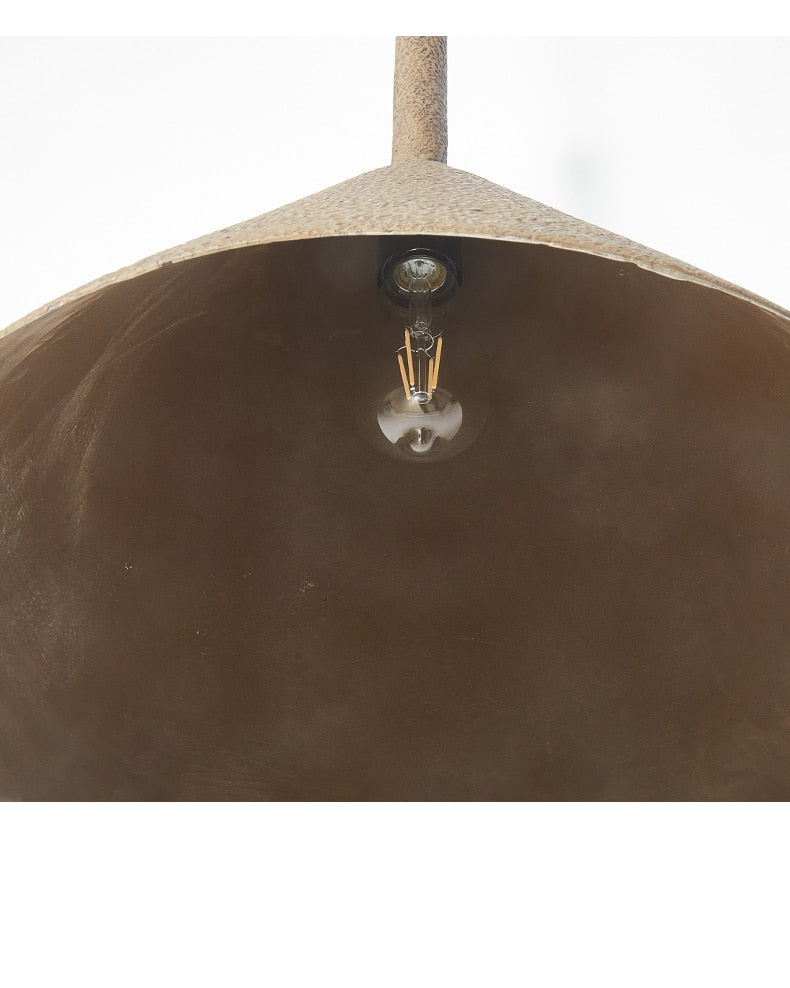 Flint Hammered Metal Pendant Lamp