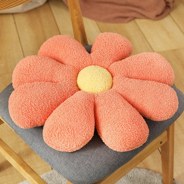 Flower Soft Pillow Stuffed Seat Cushion 