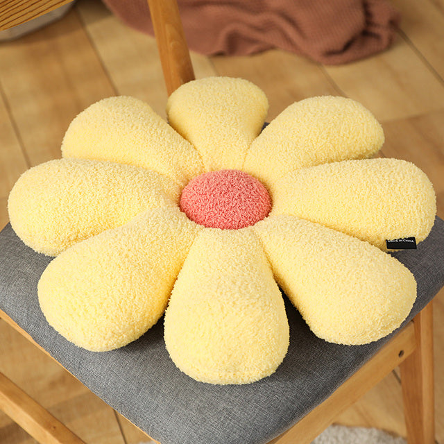 Flower Soft Pillow Stuffed Seat Cushion 