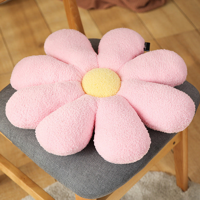 Flower Soft Pillow Stuffed Seat Cushion 