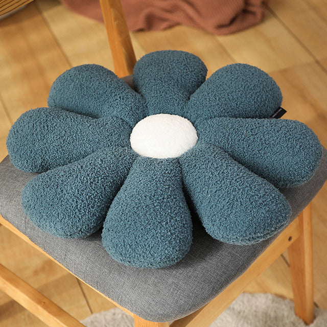 Flower Soft Pillow Stuffed Seat Cushion 