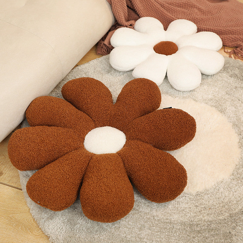 Flower Soft Pillow Stuffed Seat Cushion 