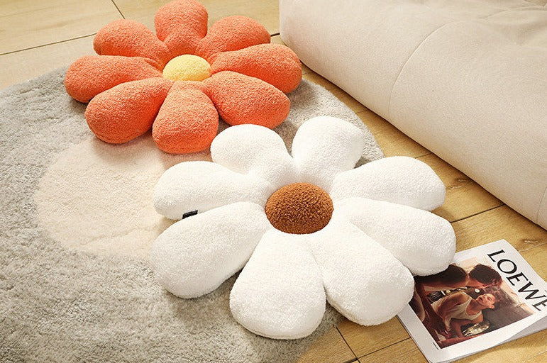 Flower Soft Pillow Stuffed Seat Cushion 