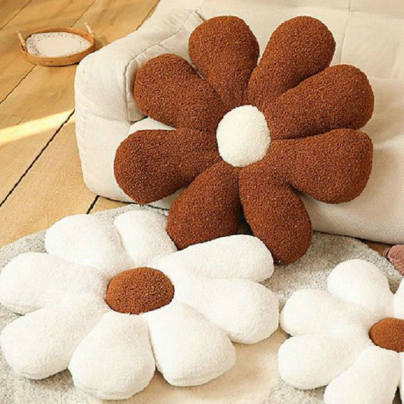 Flower Soft Pillow Stuffed Seat Cushion 