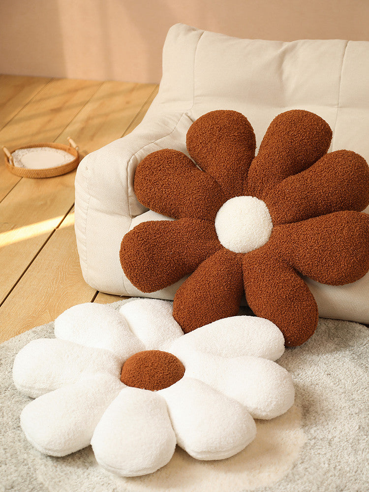 Flower Soft Pillow Stuffed Seat Cushion 