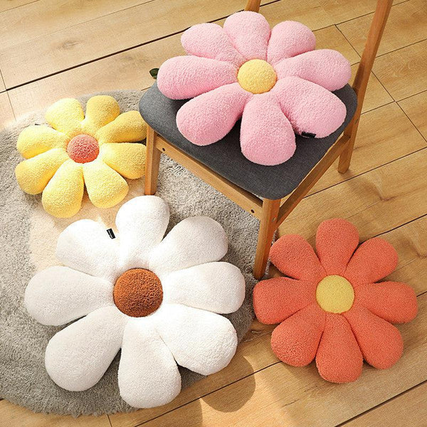 Flower Soft Pillow Stuffed Seat Cushion 