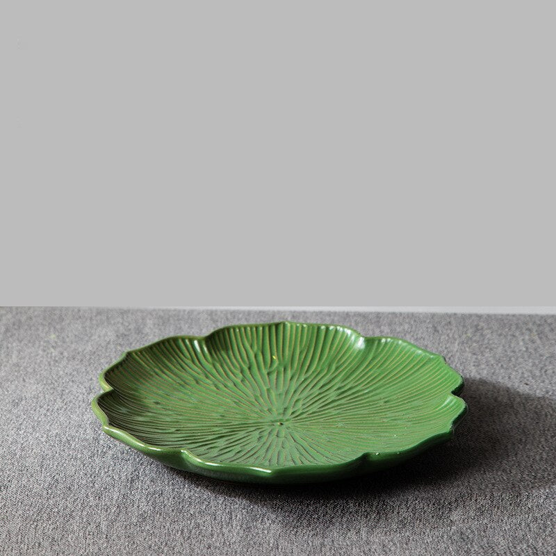 French Leaf Nature Inspired Plates