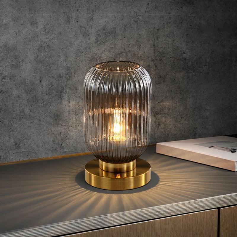 Gema Ripple Glass Table Lamp