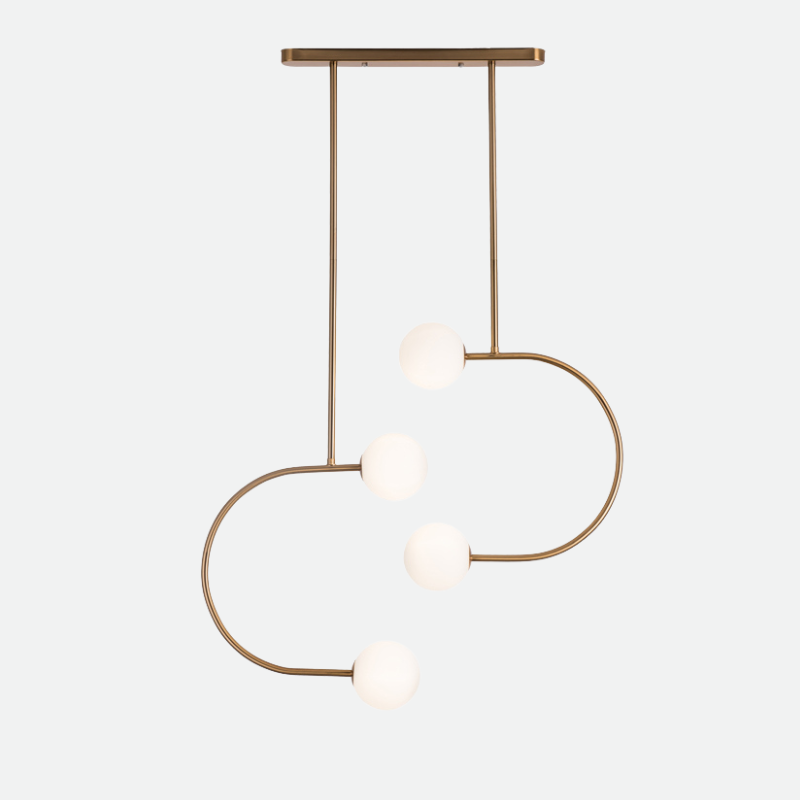 Gemini Brass Pendant Ceiling light